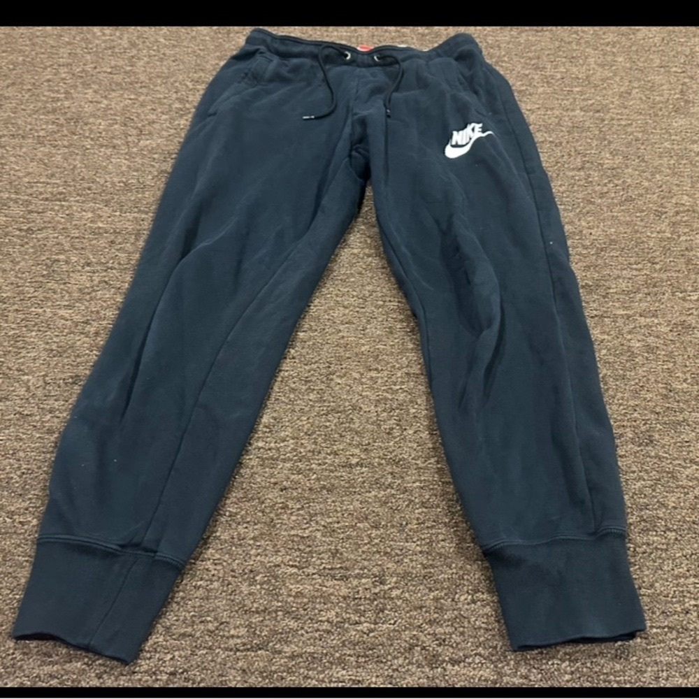 Preowned still good Nike Kids Navy Joggers Sz S bottoms track pants sweatpants